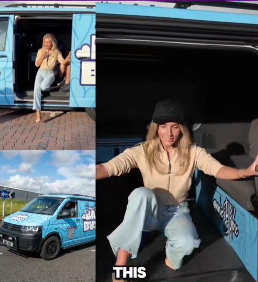 “She Quit Her Job and Turned This Van Into Her Dream Home — What’s Inside Will Blow Your Mind!”