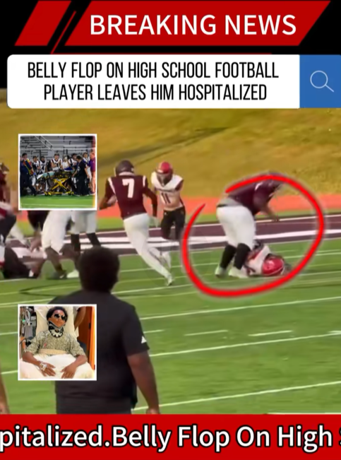 “High School Football Game Takes a Painful Turn After Unusual Tackle Sends Player to Hospital”