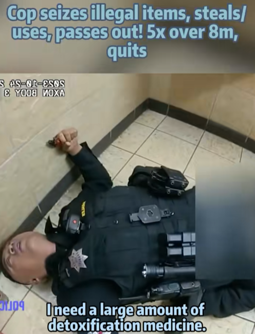 Officer Collapses After Using Confiscated Substances — Shocking Bodycam Footage Goes Viral