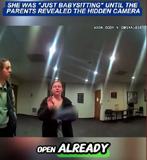 “Babysitter Confronted After Parents Reveal Hidden Camera Footage — Police Bodycam Captures Tense Moment”