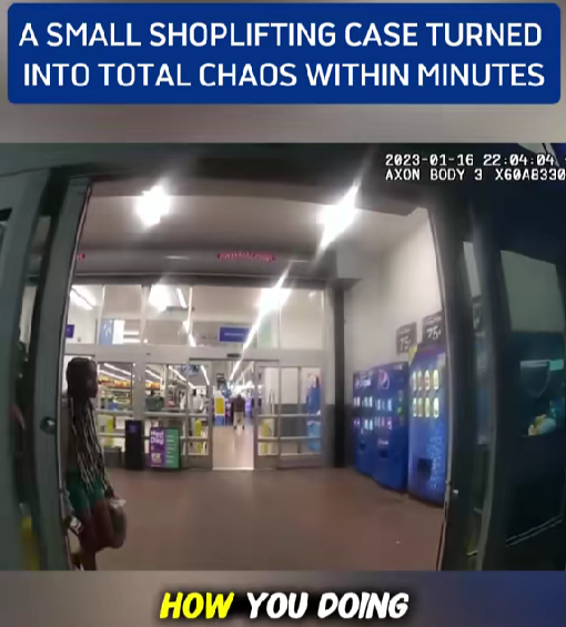 “Routine Shoplifting Call Explodes Into Chaos — Police Bodycam Captures the Moment Everything Spirals Out of Control”