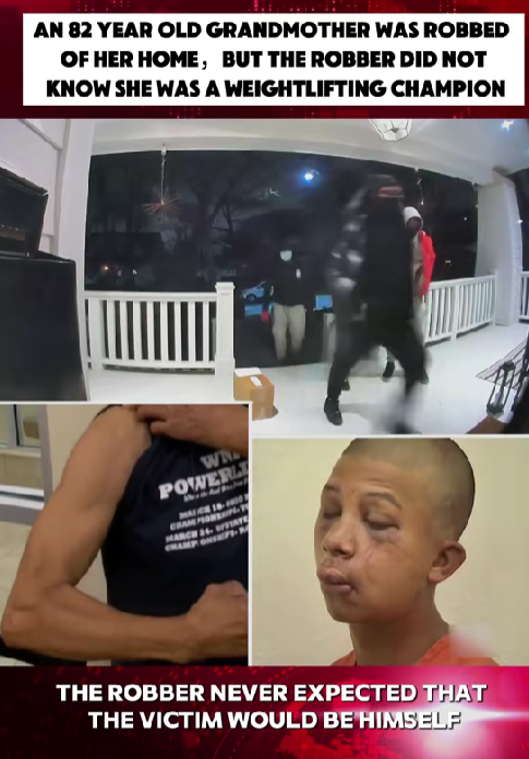 “82-Year-Old Weightlifting Grandma Turns the Tables on Home Intruder — Viral Story Leaves Viewers Stunned”