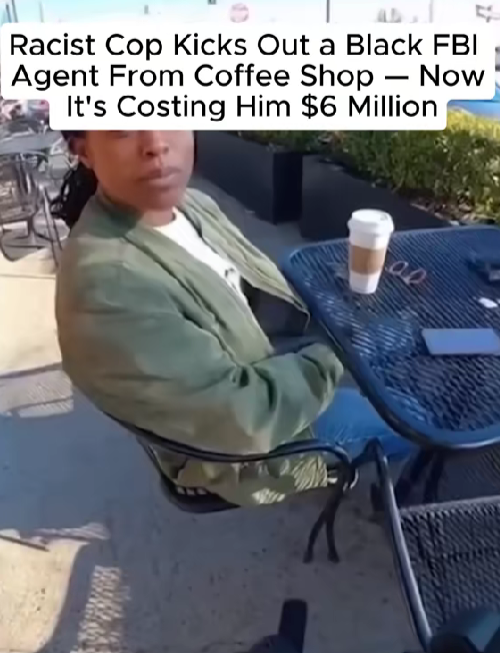 “Viral Coffee Shop Confrontation Sparks Outrage — Internet Claims Officer Targeted Federal Agent, $6M Fallout Alleged”