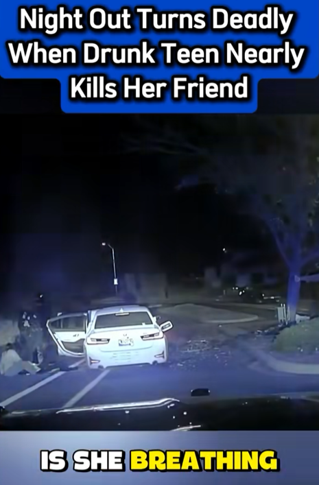 “Police Dashcam Captures Terrifying Moment After Teen Driver Loses Control — Night Out Takes a Horrifying Turn”