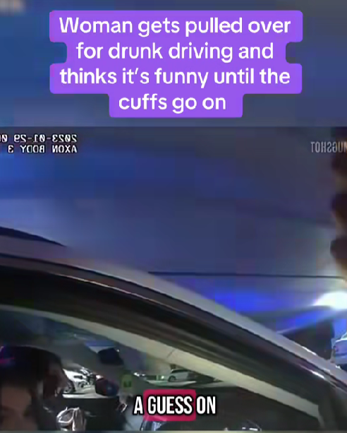 “Bodycam Footage Shows Woman Laughing During Traffic Stop — Until Everything Suddenly Gets Serious”