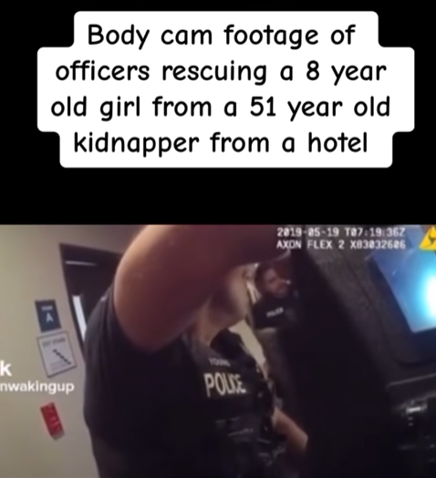 “Heroic Midnight Rescue: Bodycam Captures Officers Saving Missing 8-Year-Old From a Hotel Room”