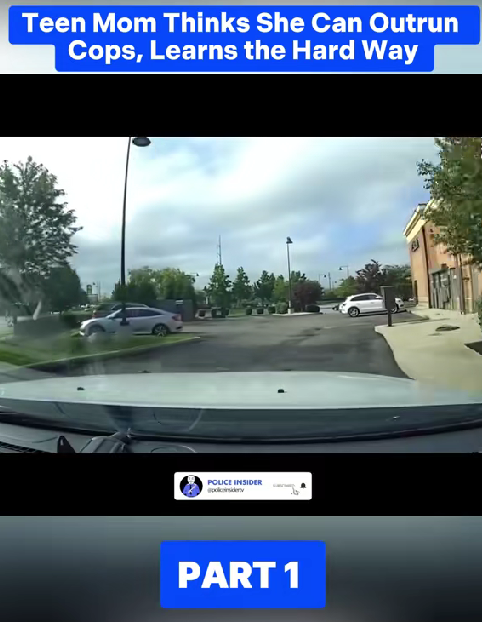 “Dashcam Part 1: Police Pursuit Begins After Young Driver Panics and Tries to Flee a Routine Stop”