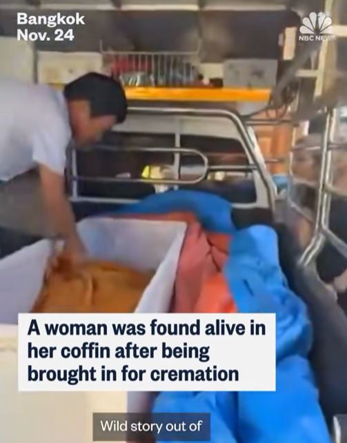 “Family Prepares Woman for Cremation — Then She Suddenly Moves. What Happened Next Shook Everyone in Bangkok.”