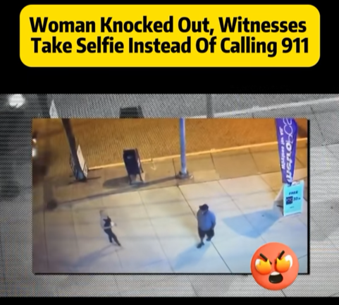 “Bystanders Take SELFIE After Woman Collapses — Outrage Grows as No One Calls for Help”