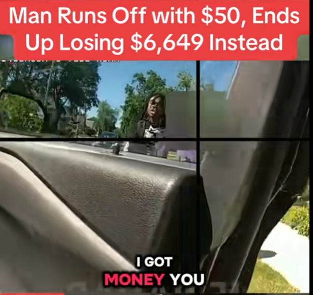 “Man Runs Off With $50 — But His ‘Easy Money’ Plan Backfires in the Most Expensive Way Possible ”