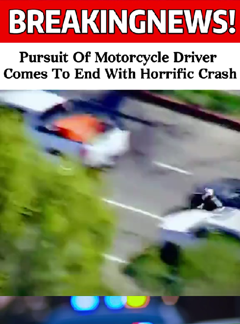 High-Speed Motorcycle Chase Ends in a Shocking On-Road Collision