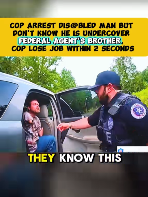 Cop Arrests Disabled Man — Seconds Later, the Truth Comes Out and Everything Changes