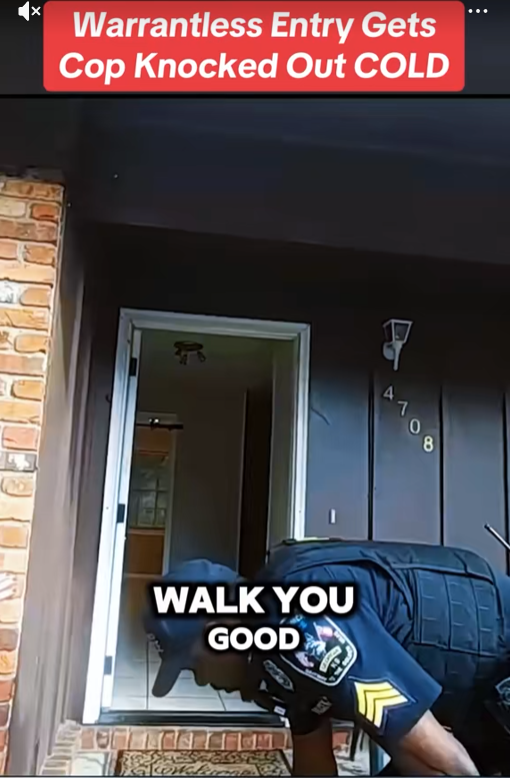 Warrantless Entry Sparks Violent Confrontation — Officer Left Knocked Out After Crossing the Line