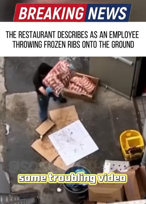 Restaurant Employee Caught Tossing Frozen R*bs on the Ground — The Footage Sparked Immediate Outrage
