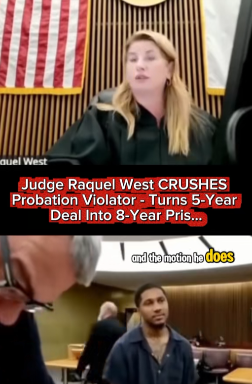 Judge Raquel West Shocks Courtroom — Probation Violation Turns 5-Year Deal Into 8-Year Prison Sentence