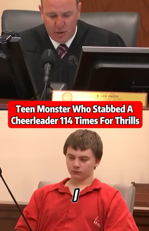 Teen “Monster” Who St*bbed a Cheerleader 114 Times for “Thrills” Leaves Courtroom in Shock
