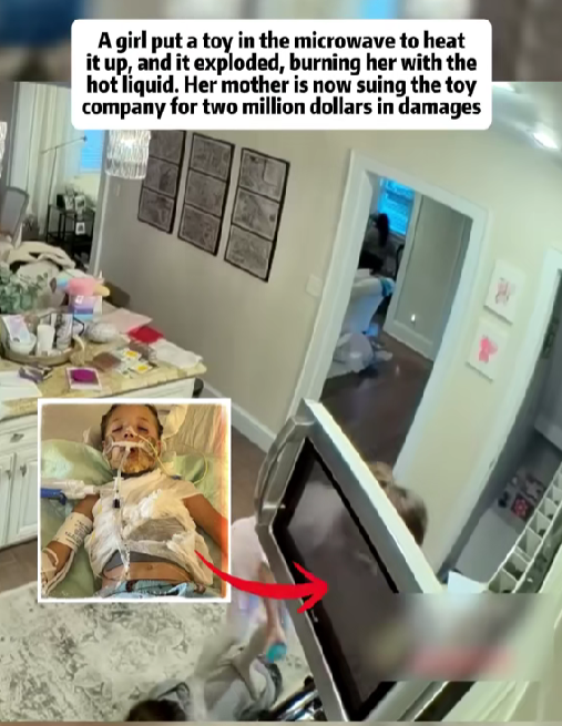 Toy Put in Microwave Explds — Girl Severely Burn*d, Mother Files $2 Million Lawsuit