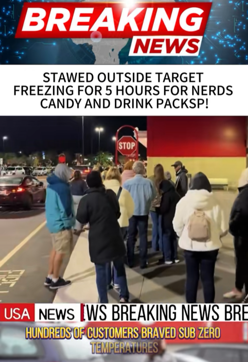 People Froze for HOURS Outside Target — And What They Were Waiting For Has the Internet Divided