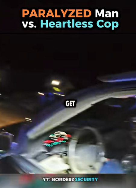 “Paralyzed Man vs. Heartless Cop?” Nighttime Traffic Stop Ignites Massive Outrage Online