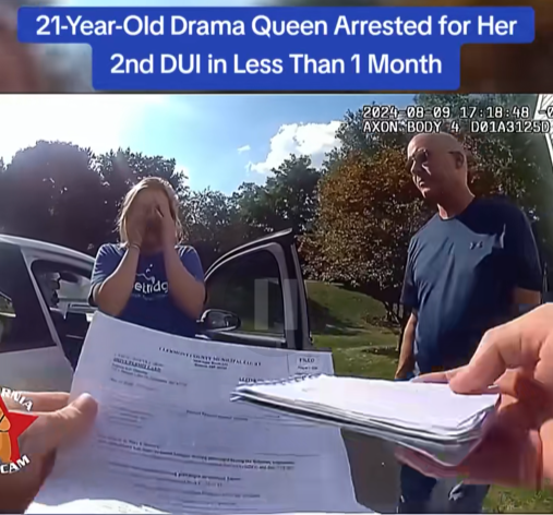 Crying on the Curb Again — Police Say Her Second DUI in One Month Left Everyone Stunned