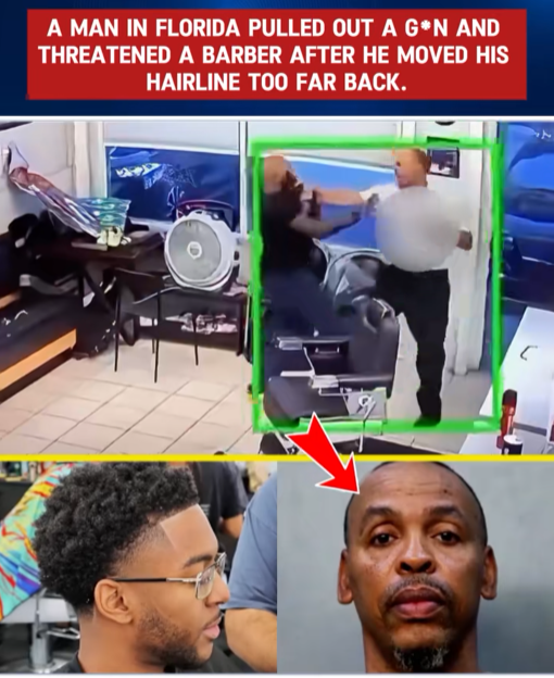 A Routine Haircut Turned Into a T*rror Scene — All Over a Hairline