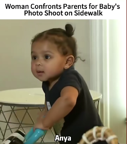Woman Sparks Heated Sidewalk Showdown After Confronting Parents Over Baby Photo Shoot