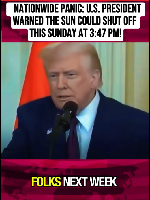 Nationwide Panic Erupts After Claim the Sun Could “Shut Off” at a Specific Time This Sunday