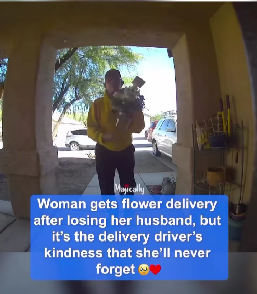 She Lost Her Husband—But a Stranger’s Unexpected Kindness at Her Door Changed Everything