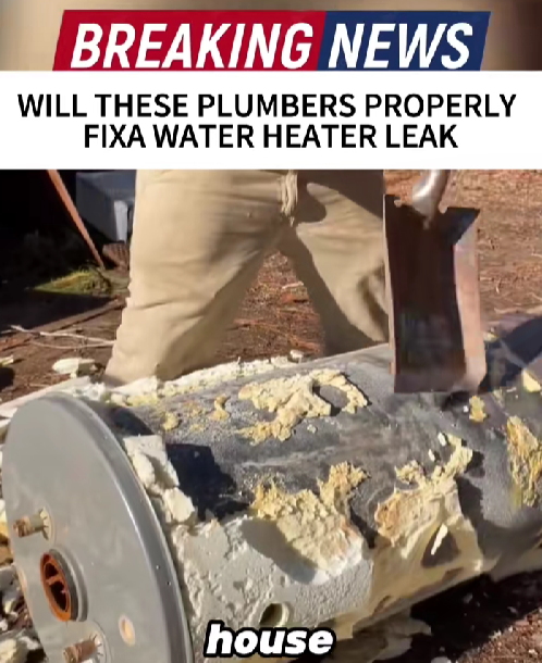 “BREAKING NEWS: Plumbers Promise a Simple Fix — But What Happens to This Water Heater Shocks Homeowners”