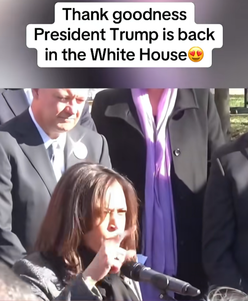 “Crowd Cheers, Tensions Rise as Claims About Trump’s Return to the White House Spark a Heated Moment”