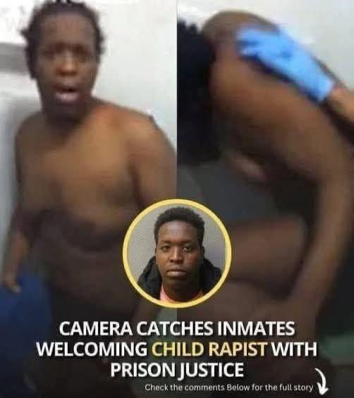 Prison Justice Inmates Brutally Welcome Child RAPlST Camera Captures All!