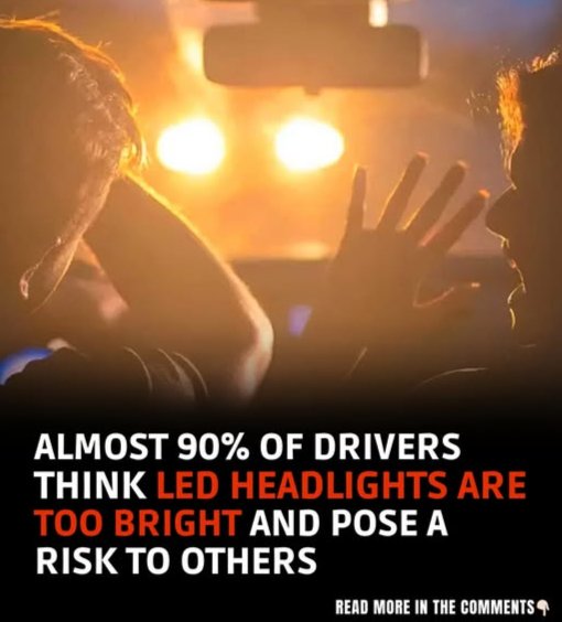 Are LED Headlights Too Bright