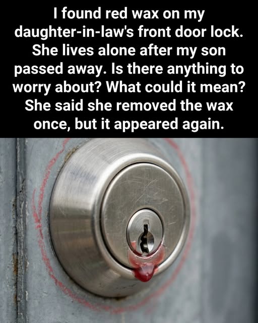 Red Wax on Your Lock! What It Could Mean?