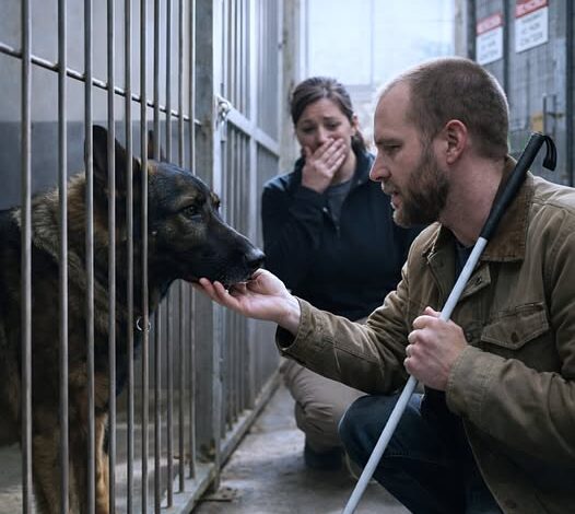 A Blind Veteran Met a Dangerous Retired Police Dog, What Happened Next Stunned Everyone!
