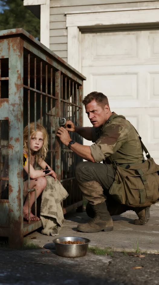 I returned from my deployment to find my 7-year-old daughter shut away in the garage, weak and covered in mosquito bites!