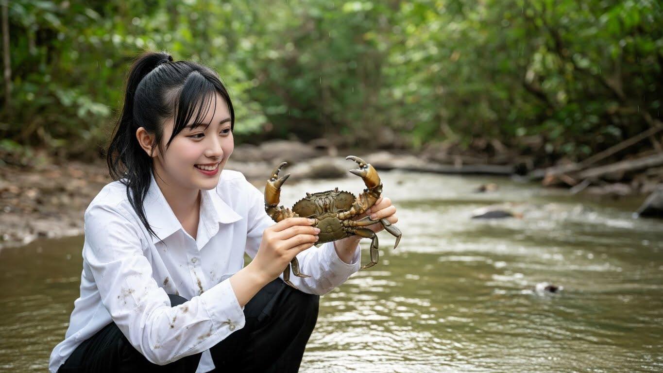 “She Went Into the River for Fun — What She Picked Up Changed the Whole Moment ”