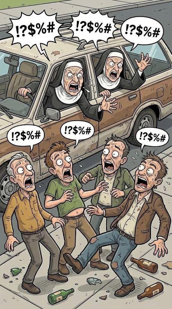 Funny – Car is Full Nuns