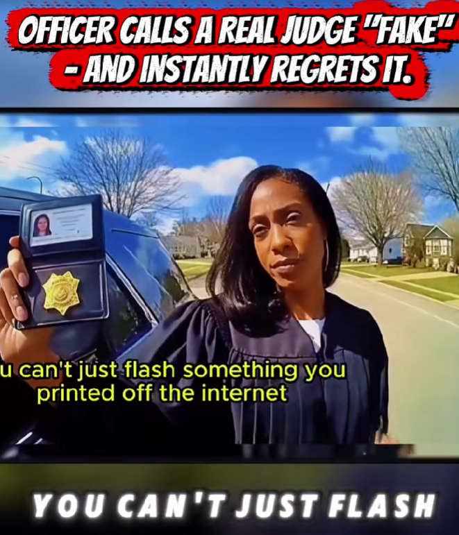 “Officer Says a Real Judge Is ‘F*ke’ — Seconds Later, the Truth Hits Hard”