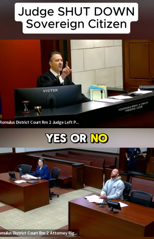 “Judge Shuts Down ‘Sovereign Citizen’ in Seconds — One Question Ends the Argument”
