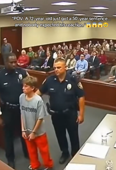 “12-Year-Old Hears a 50-Year Sentence — The Reaction Nobody in the Courtroom Was Ready For”