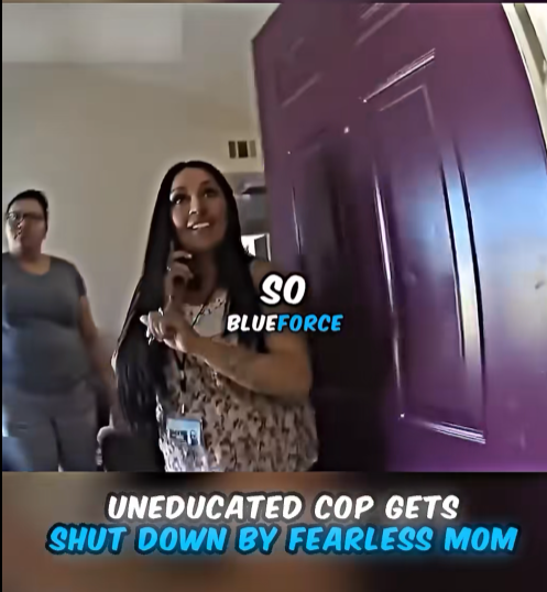 “Cop Tries to Intimidate a Mom — She Shuts Him Down in Seconds and Takes Control”