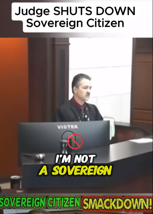 “Judge Instantly Sh*ts Down ‘Sovereign Citizen’ Argument — Courtroom Goes Silent”