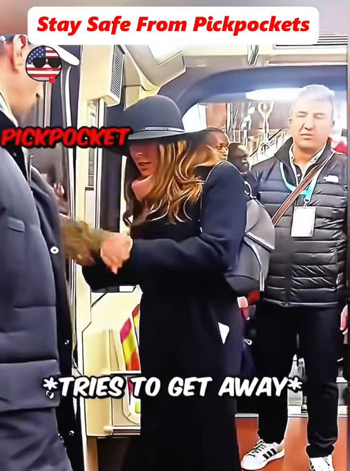 “Caught in the Act on a Packed Train — Alleged Pickp*cket Tries to Walk Away but Cameras Tell the Story”