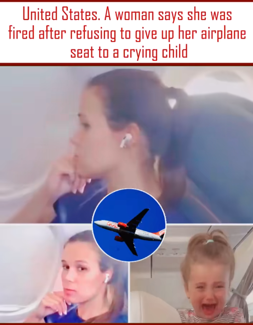 “She Refused to Move for a Crying Child — What Happened After the Flight Cost Her Job”