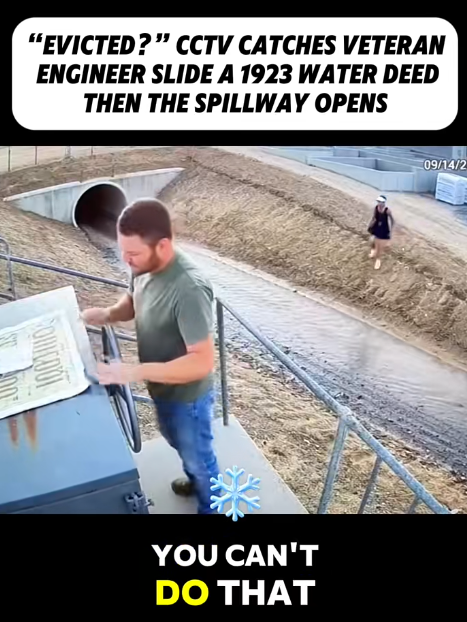 “‘Evicted?!’ Veteran Engineer Pulls 1923 Water Deed on CCTV — Spillway Opens Instantly”