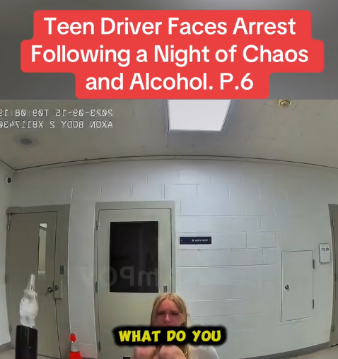“Teen’s Wild Night Ends in Arrest After Boo*e-Fueled Chaos”