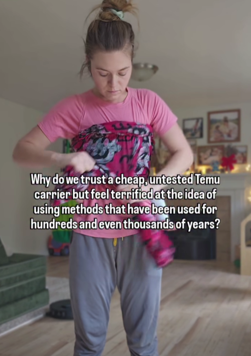 “We Trust a $5 Online Baby Carrier — But Fear Methods Used for Thousands of Years?”