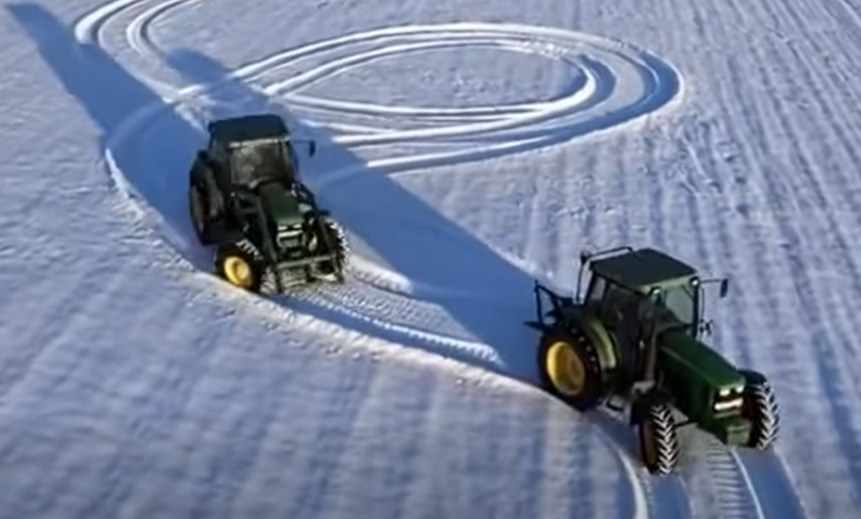 What This Farmer Wrote in the Fresh Snow Turned Heads!