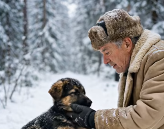 The forest ranger saw deep in the woods a small puppy sitting on a sack, as if guarding it! He immediately sensed trouble, looked inside the sack, and nearly lost consciousness from fear